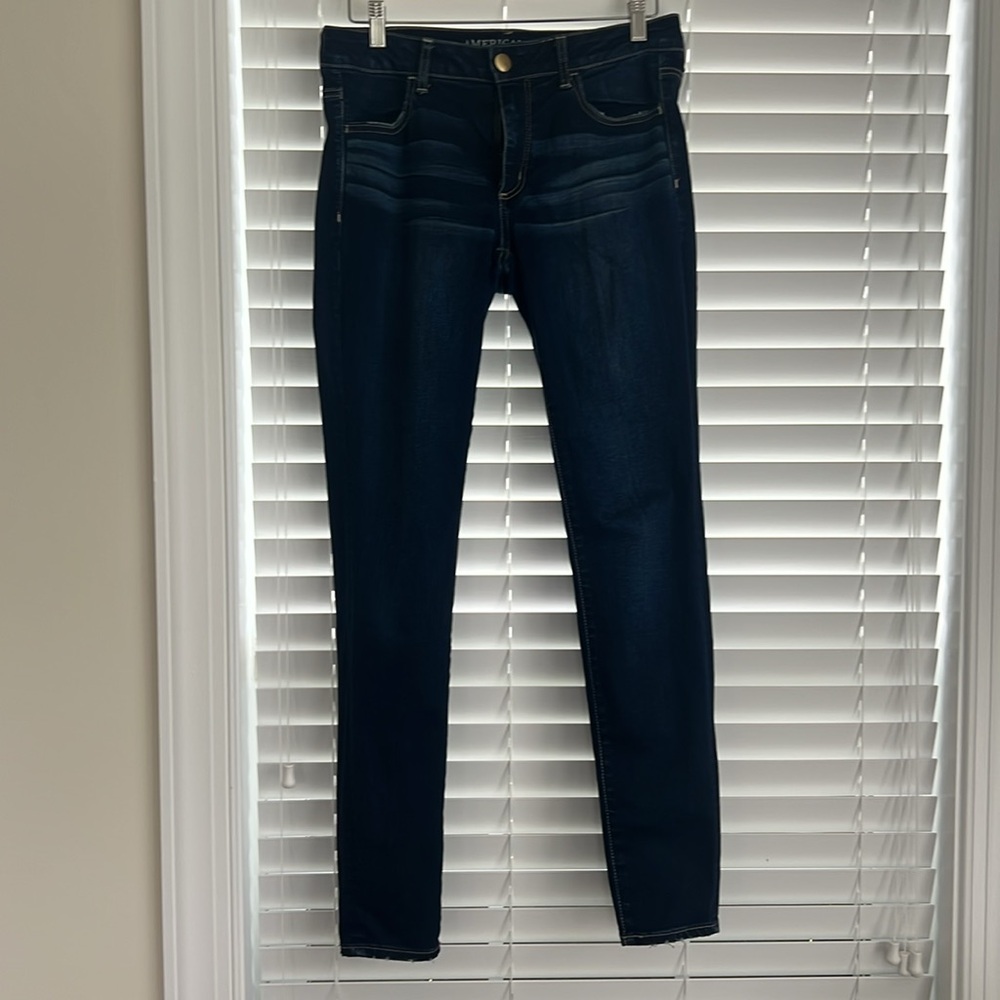 American Eagle Outfitters Skinny Blue Jeans with Stretch